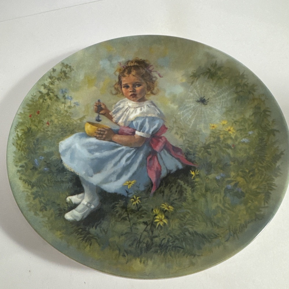 "Little Miss Muffet" Limited-Edition 1981‎ Mother Goose Series Collector Plate